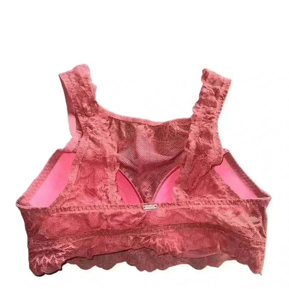Bundle of 2 Victoria secret/pink size XS bralettes. VGUC.‎ Burgundy & rose - Picture 9 of 13